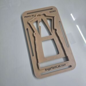 pmag30 ar 15 gen2 & 3 style magazine laser engraving jig – 3d printed alignment tool